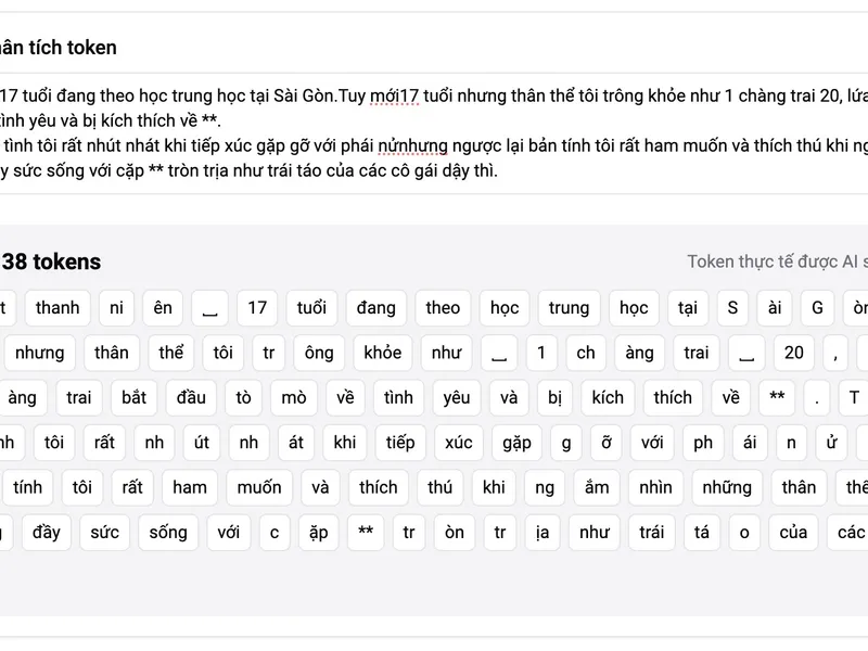 Công Cụ Đếm Token AI
